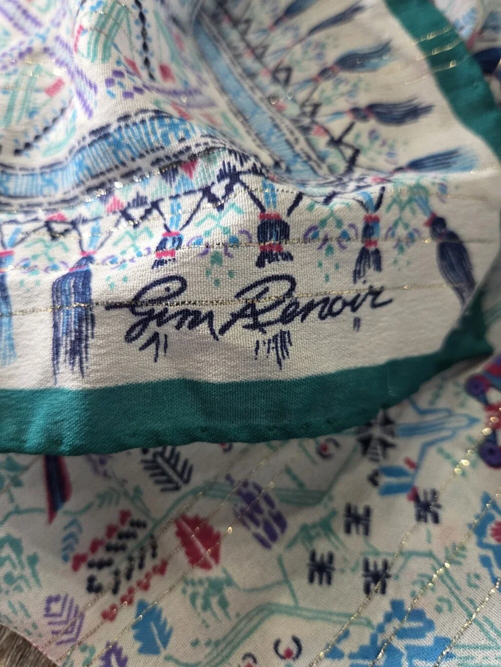 JIM RENOIR SCARF VINTAGE